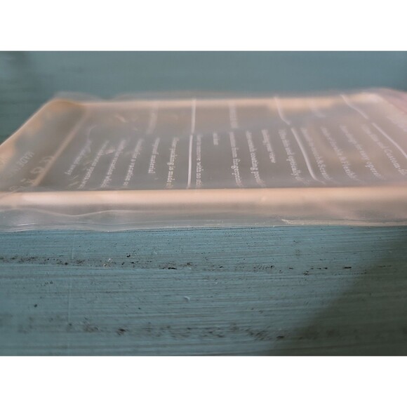 Samsung Protective Cover For Samsung Galaxy S6 Edge - Clear Beige Rim New Sealed - Picture 4 of 6